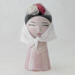 jarron chulapa kokeshi artesania ceramica